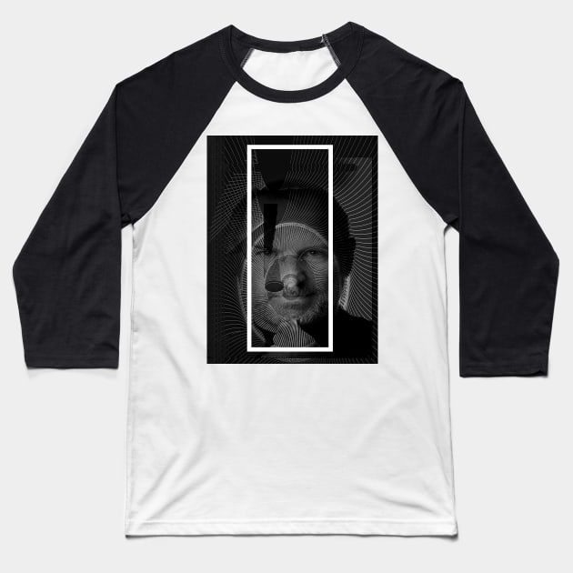 Steve Jobs Baseball T-Shirt by simchonite